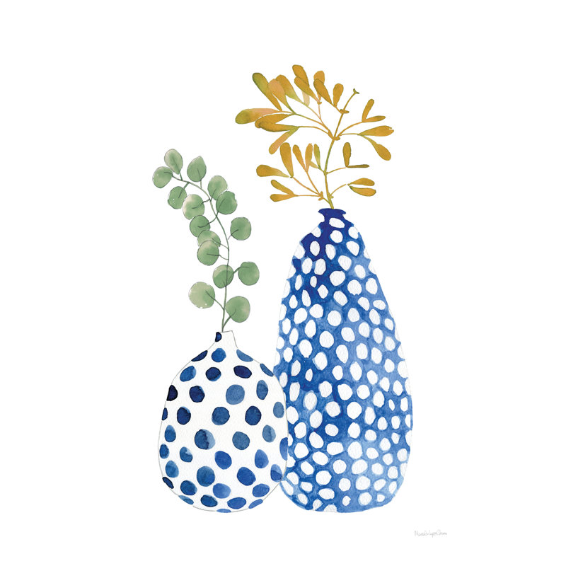 Modern Nature I by Mercedes Lopez Charro - Wrapped Canvas Painting, 30cm H x 20cm W x 3.8cm D