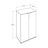 28.35 " Wide 3 - Shelf Storage Cabinet with