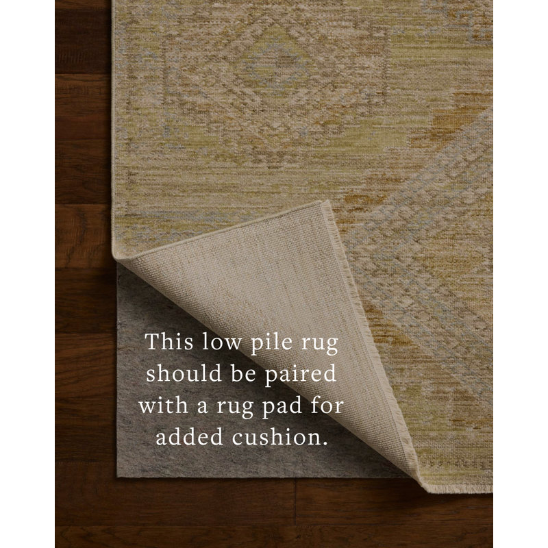 Tapis pistache / argile Loloi Elora, Échantillon pistache / argile 18 po x 18 po, Pistache / argile