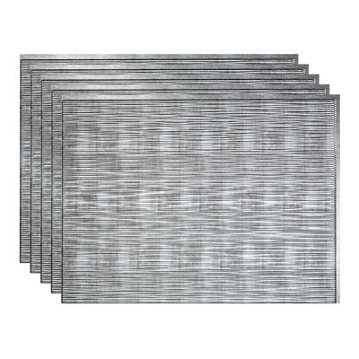 Panneau de dosseret décoratif en vinyle 18,25 po x 24,25 po FASÄDE Ripple