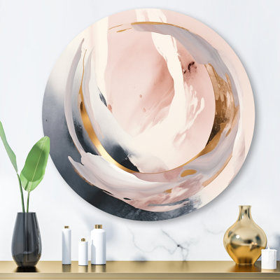 Eichman " Pink and White Marble Medley IV " Print