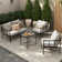 Eleena Patio Dining Set with Rectangular Table , Cushions Included