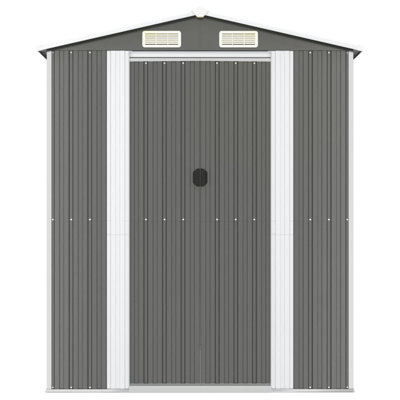 6.3 ft. W x 14.43 ft. D Steel Traditional Storage Shed