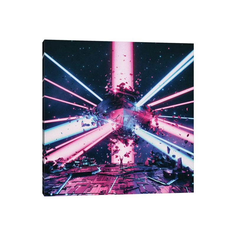 Hellstar 1 Piece Wrapped Canvas Wall Art, 45.72 cm H x 45.72 cm W