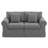 Greco Vintage Upholstered Boneless Three Seat Couch Compressed Delivery Tool Free Setup Sofa-124889106