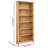 Bookcase Solid Oak Wood-855056019-855056018