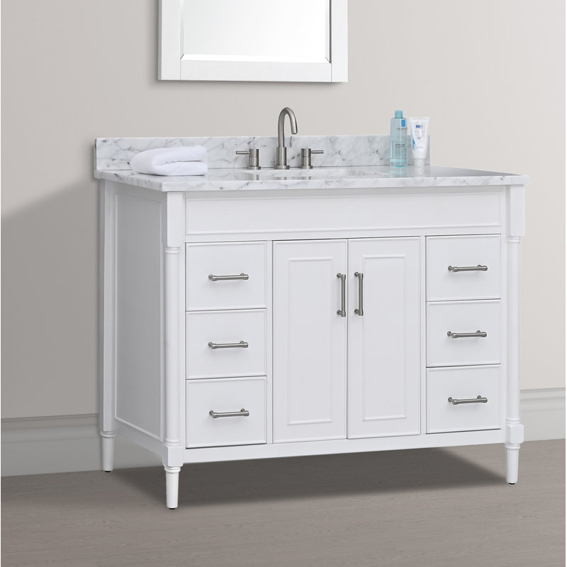 Bristol 49'' W Single Vanity, White