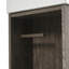 Meuble-lavabo de salle de bain avec armoire à grain de bois à porte gauche-856579801