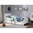 Egon Metal Twin Daybed with Trundle,Guest Bed,Platform Bed-2137977346