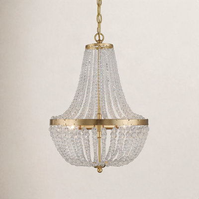 Conway Wrought Iron 3-Light Chandelier