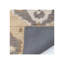 Tapis touffeté en laine gris / brun-70178517