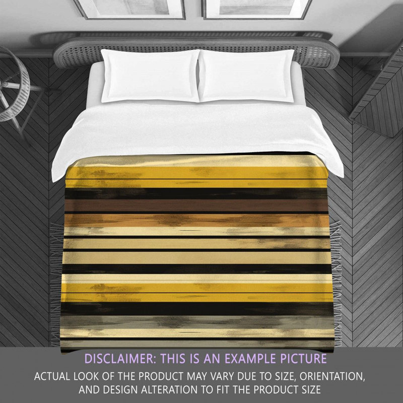 Polyester Striped Comforter, Twin Comforter