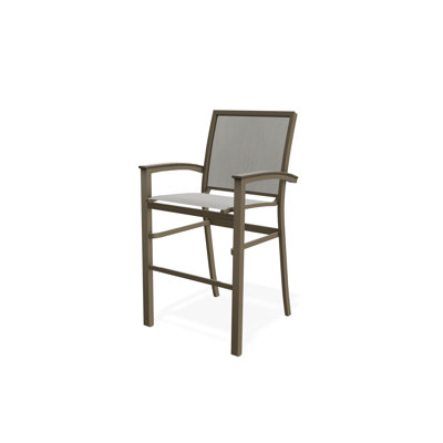 Chaise de café empilable en aluminium Bazza