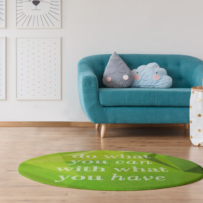 Faux gemme faire ce que vous pouvez citer tapis de poly-chenille