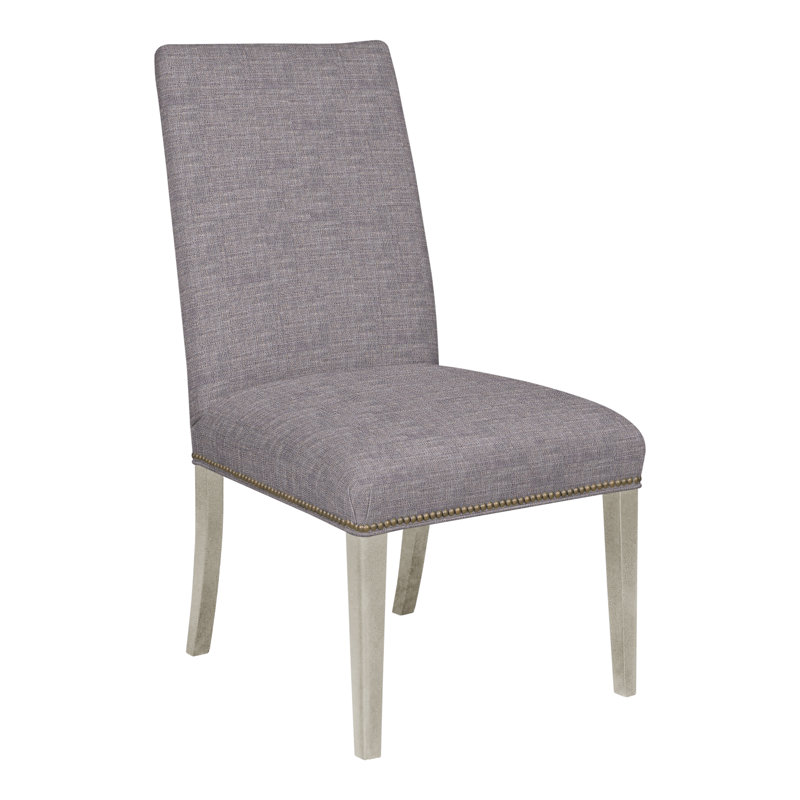 Chaise d'appoint Michael Weiss Bailey, Oui, Chenille nomade ardoise Crypton®, Wrenn
