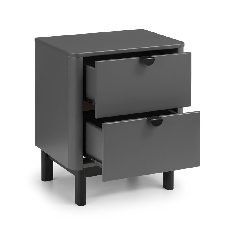 Janine 46cm W Manufactured Wood Bedside Table