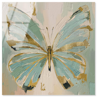 «Teal Wings», reproduction d'art sur toile par Art Remedy