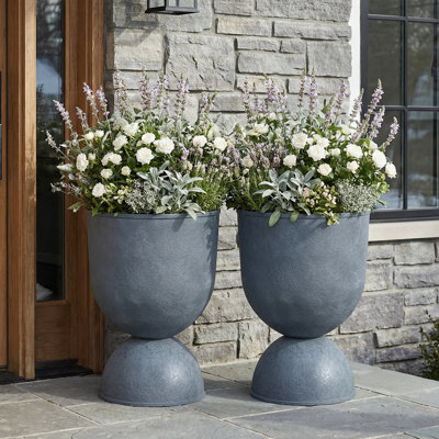 18.3 Inch Tall PE Tumbler-shaped Planter Pots