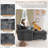 Corduroy Chaise Lounge Chair Indoor with Ottoman,Upholstered Armchair with 3 Pillows,Comfy Single Sofa Couch Lounge Reading Chairs with Wide Arms,Modern Sofas Couches for Living Room,Bedroom-1265674610