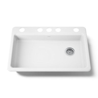 Riverby 33" L x 22" W Undermount Single Bowl Kitchen Sink