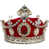 Rouge / or / argent
