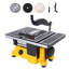 4" 90W Mini Table Saw 3 Blades Precision Cut Metal Wood Moulding