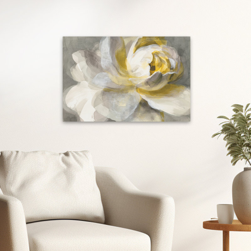 Fleurs abstraites - rose abstrait, H 16 po x l 24 po