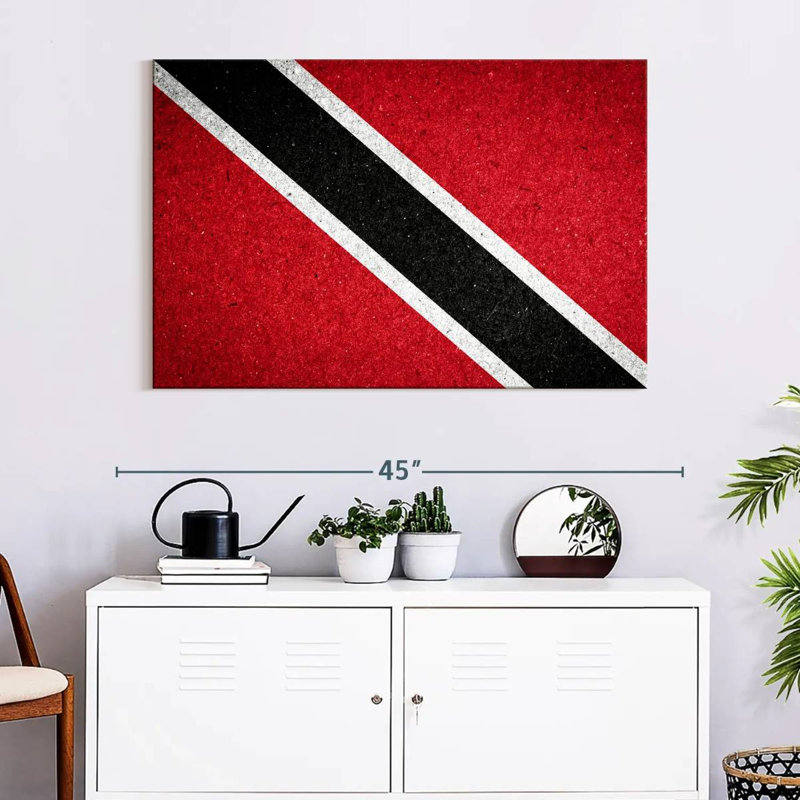 Borges Trinidad And Tobago National Flag, 26" H x 39" W