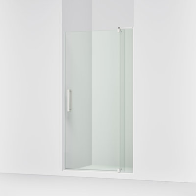 Revel 40'' x 74'' Pivot Shower Door with CleanCoat Technology