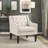 Clopton 26" Modern & Contemporary Accent Chair - Textured Accent Chair Removable Cushion Cover, Button-Tufted Back-114472613