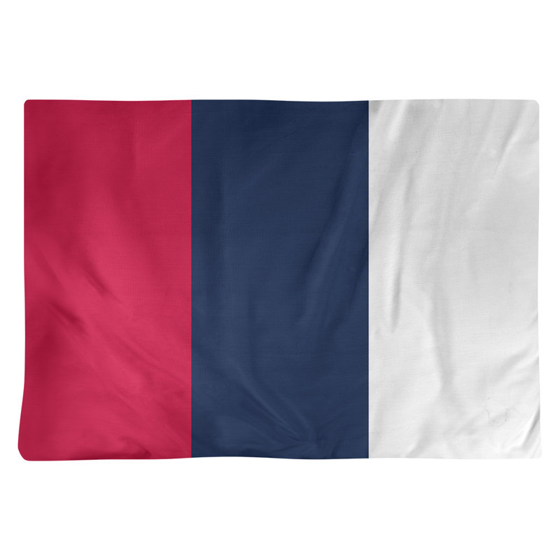 Récapitulatif en coton 18 po atlanta baseball, Rouge écarlate / bleu marine / blanc