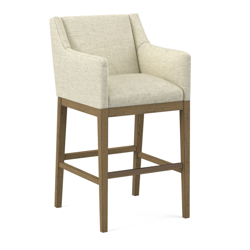 Upholstered Stool, 61471-61, Black