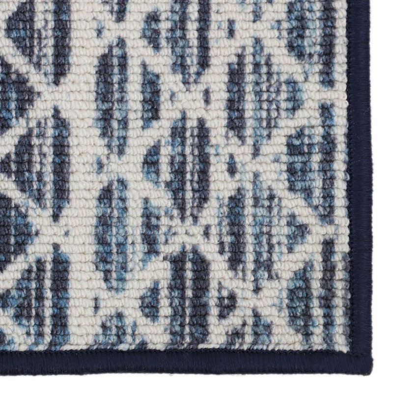 Tapis bleu area Casandra, Rectangle 5 pi x 7 pi
