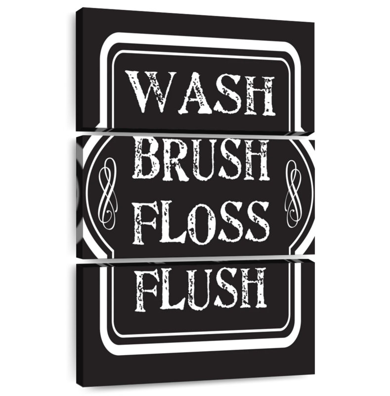Tergel Wash Brush Floss Flush, 38" H x 24" W