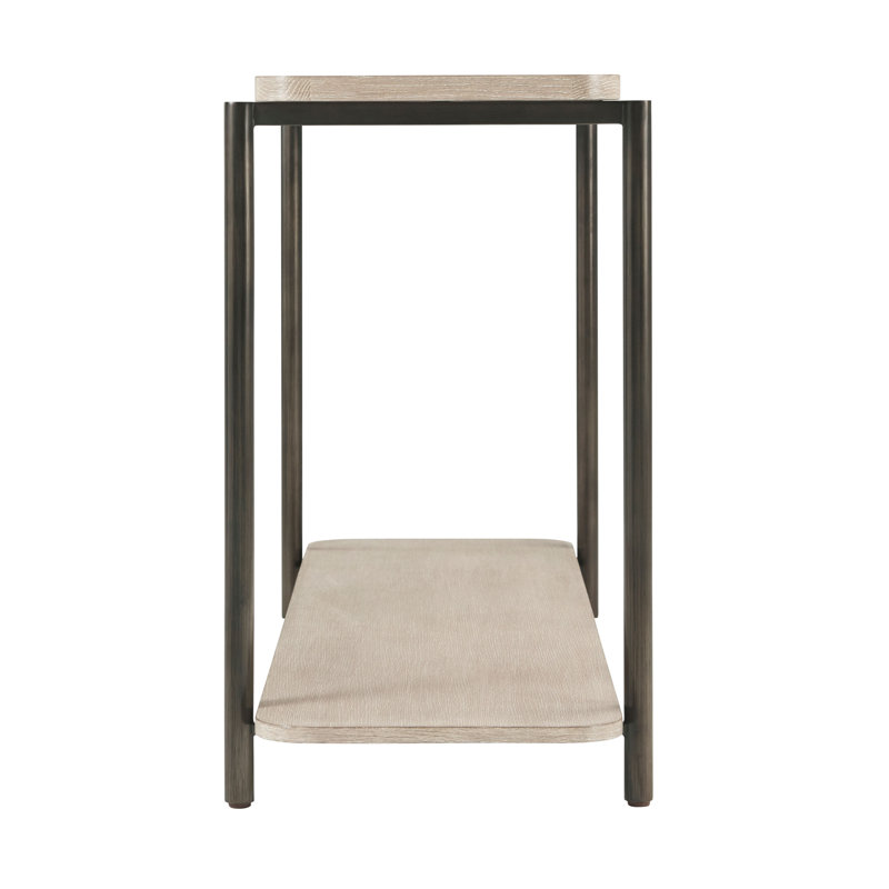Repose 60'' Solid Wood Top Console Table, Grey Oak