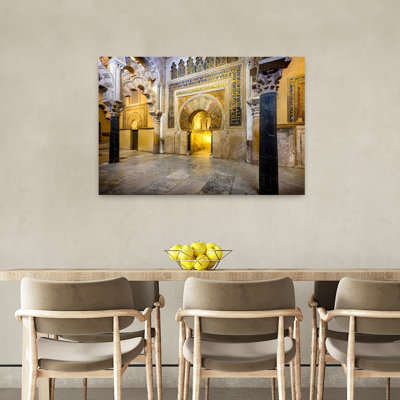 Intérieur de la mosquée. La Mezquita, Cordoue, province de Cordoue, Andalousie, Espagne méridionale, architecture contemporaine, art mural