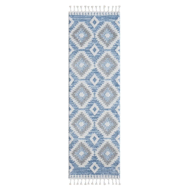 Mcnichols Geometric Indoor Rug, Runner 2' x 7'