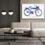 «Bike 2» par Erin Clark, art mural sur toile-1558579459