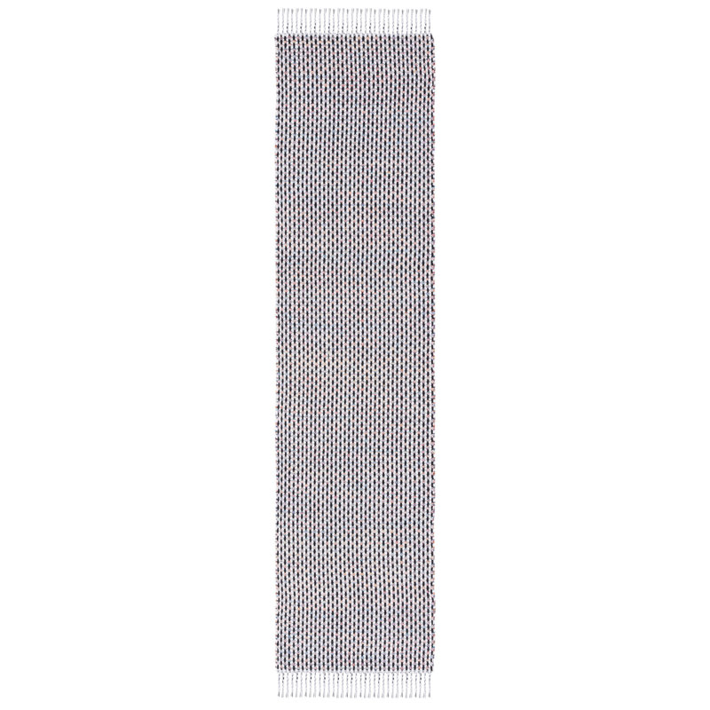 Tapis ivoire / noir Montauk 475, Tapis de couloir 2 pi 3 po x 9 pi