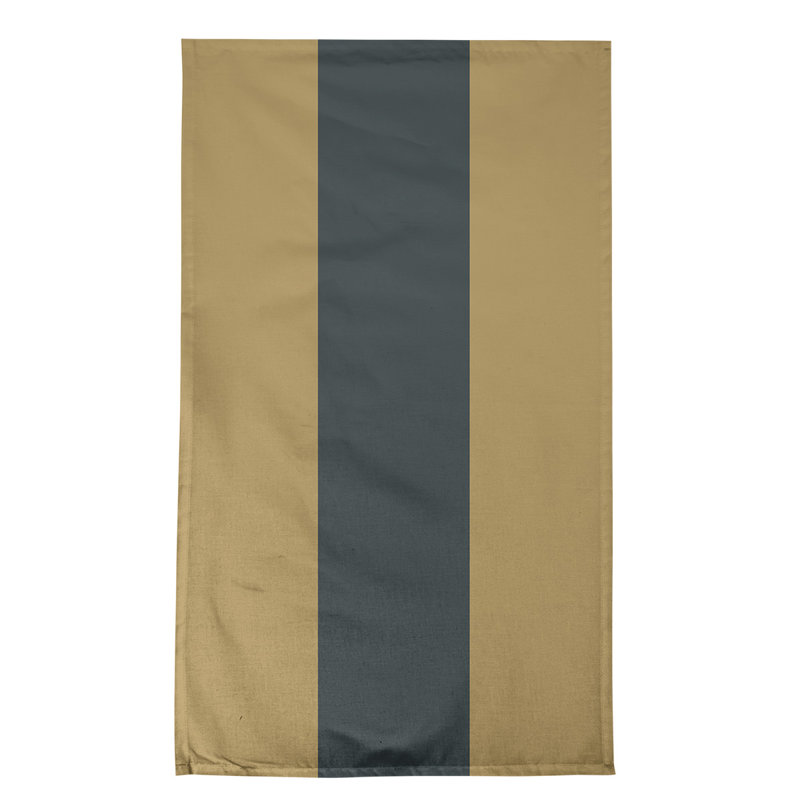 Serviette de thé hockey Anaheim, Doré / gris acier / doré, Polyester sergé