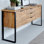 Draylen 70.9" W Manufactured Wood and Steel Sideboard