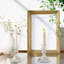 8 Piece Glass Tabletop Candelabra Set