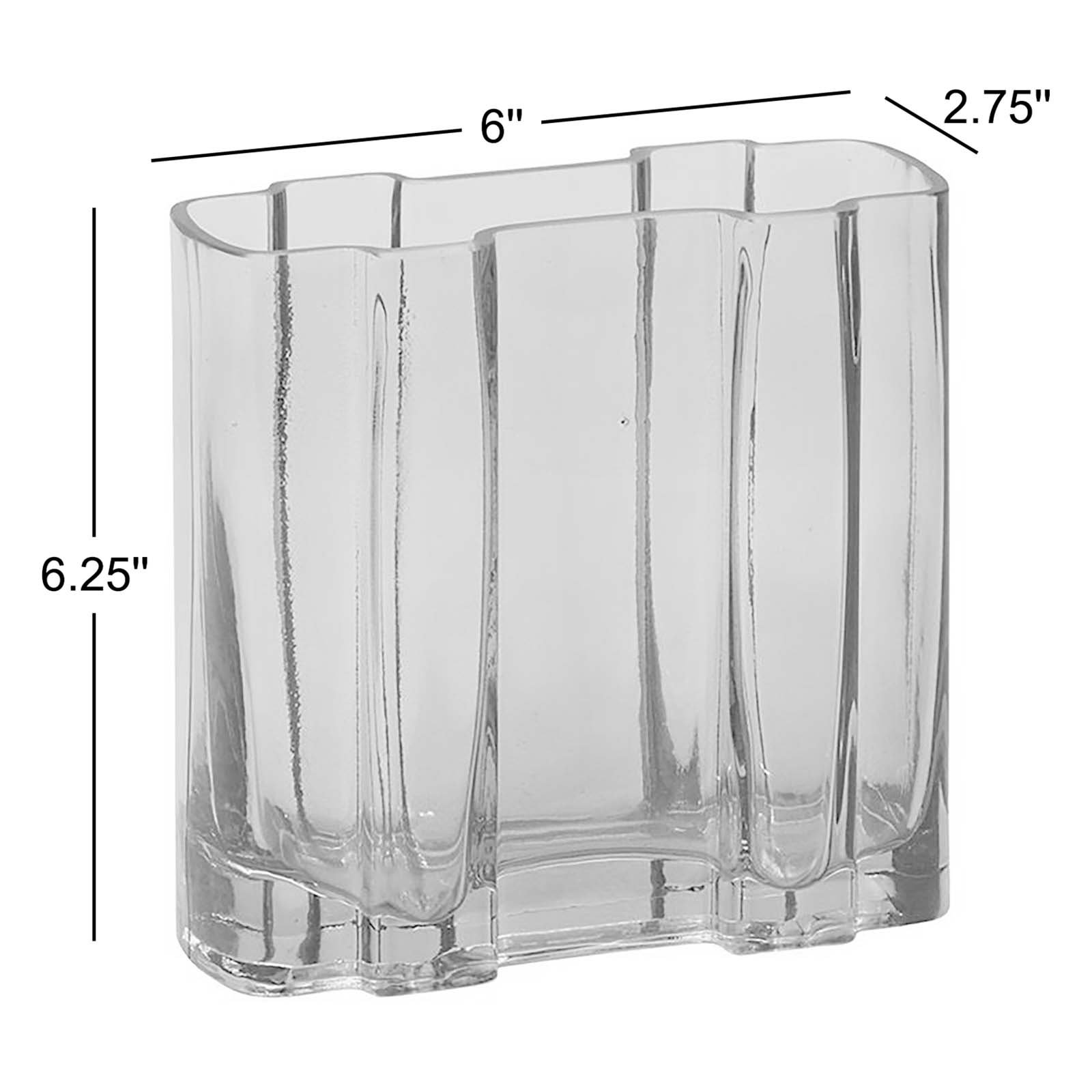Cordeline 6.25'' Handmade Glass Table Vase