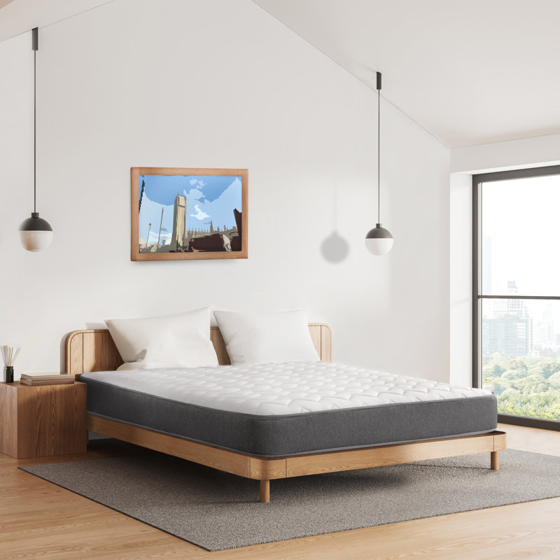 Varujhan Grey Collection Cool Touch Memory Foam Mattress – Comfort & Support, Small Single (2'6)