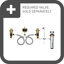 Ensemble de garniture de robinet de salle de bain à deux poignées Moen Colinet, valve requise-50254960