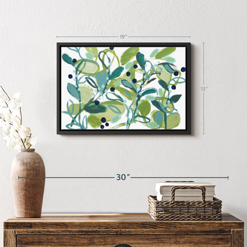 Floral et botanique «Annamieka Wall Art», H 13 po x l 19 po