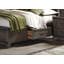 Lit plateforme avec rangement en bois massif Lexee-543225198