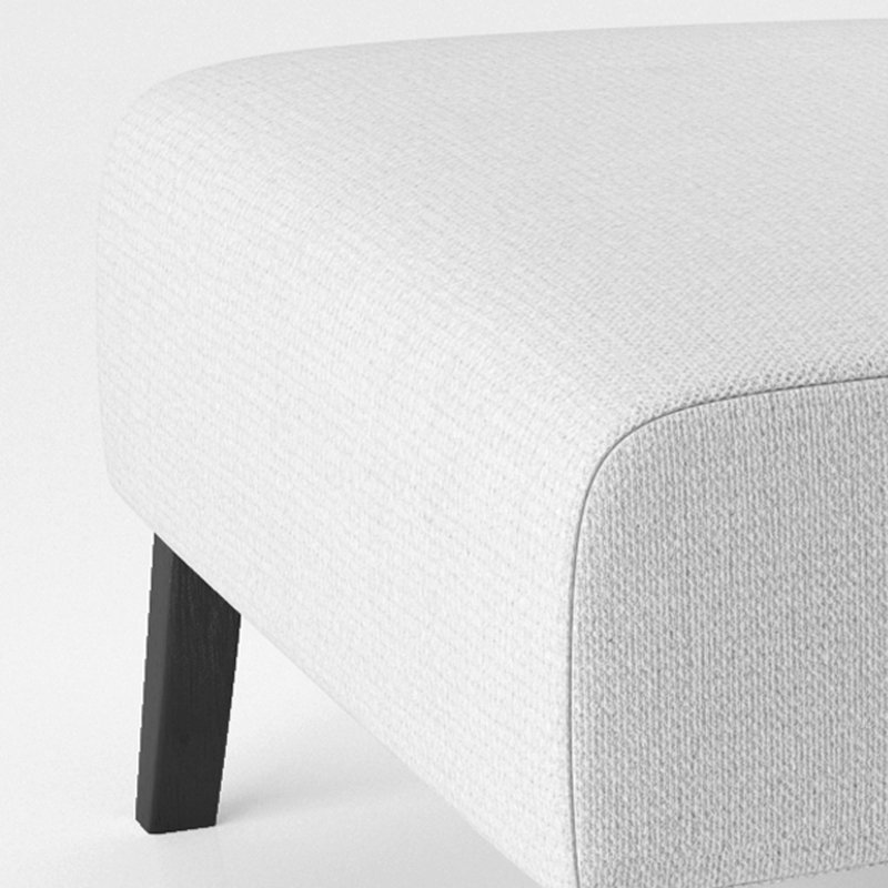 Fauteuil de chambre rembourré bleu et rouge