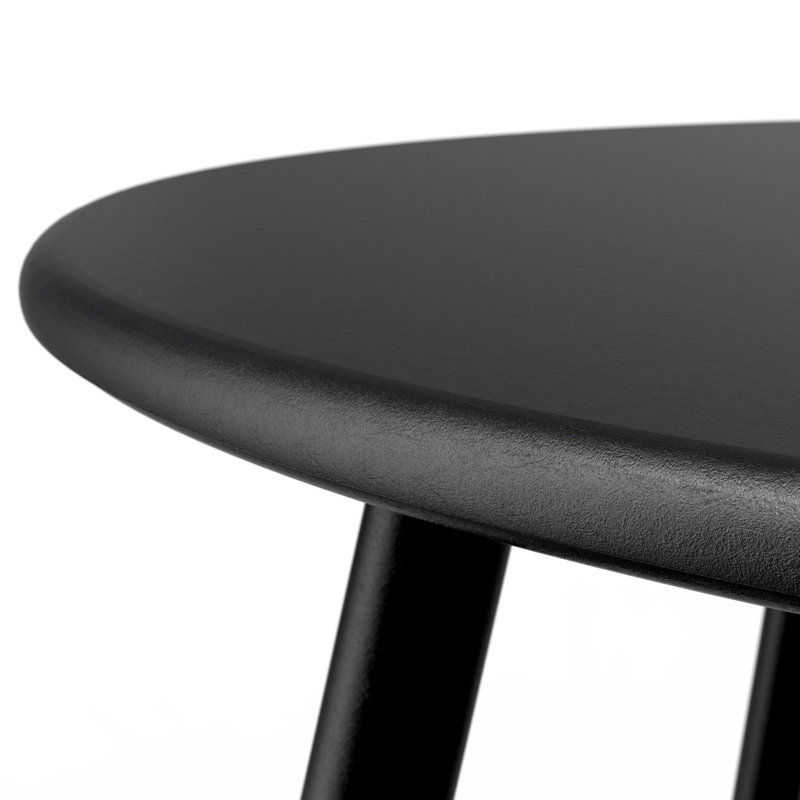 Petite table d'appoint de patio - Table de bout ronde en acier imperméable, résistante aux intempéries et portative pour une utilisation intérieure extérieure, cour de jardin