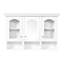 Armoire de salle de bain murale 47 "avec miroir